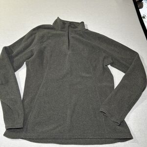 The North Face fleece quarter-zip pullover in gray size Women's M, Hiking